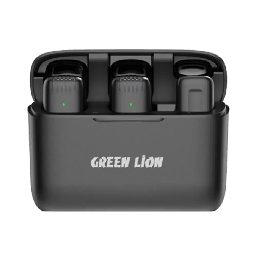 میکروفون بیسیم گرین لاین مدل GN2WMICLGBK (تایپ سی) | 1 به 2
