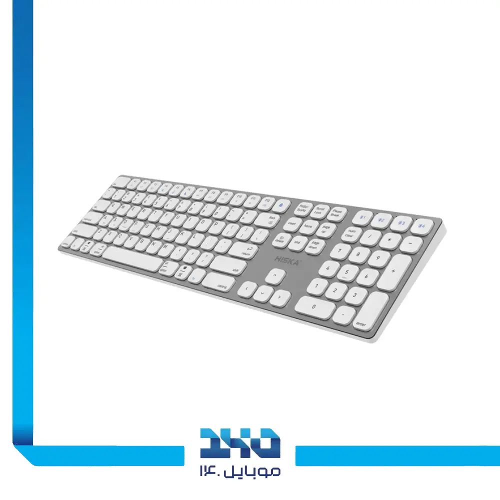 کیبورد بی‌سیم هیسکا مدل HX-KE245W