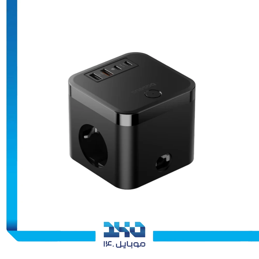 شارژر رومیزی 30 وات بیسوس مدل PowerCombo Cube