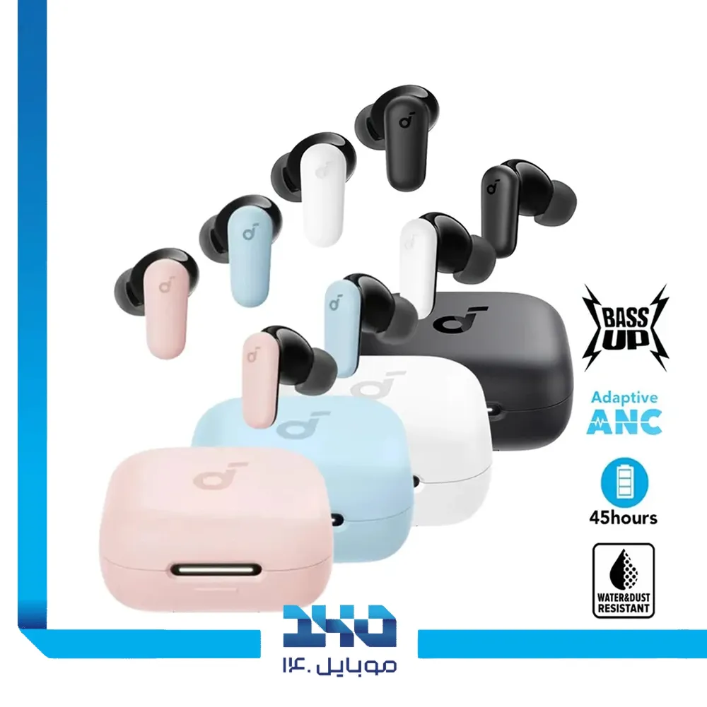 هندزفری بی‌سیم انکر با نویز کنسلینگ (ANC) مدل Soundcore R50i NC (A3959)