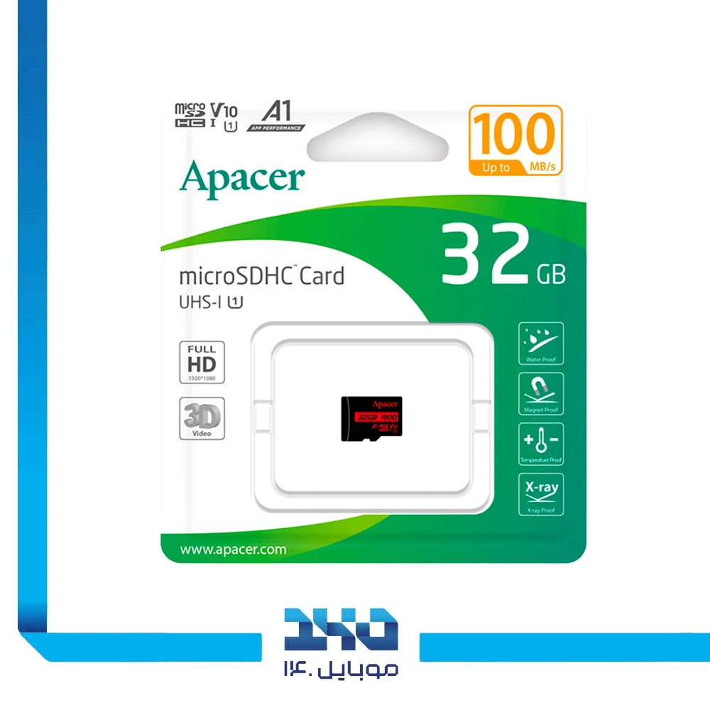 کارت حافظه microSDHC اپیسر کلاس 10 استاندارد UHS-I U1 ظرفیت 32 گیگابایت