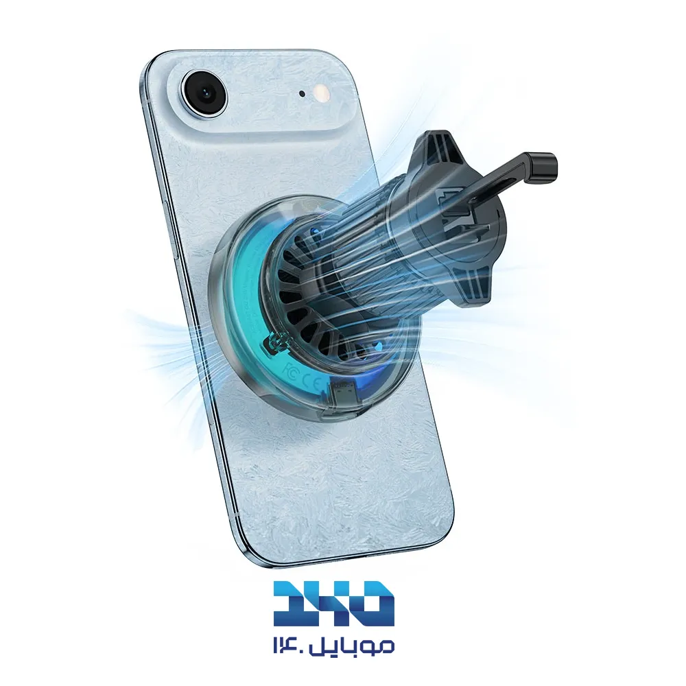 هولدر و شارژر وایرلس دریچه کولری ایس فست مدل D61 توان 25 وات