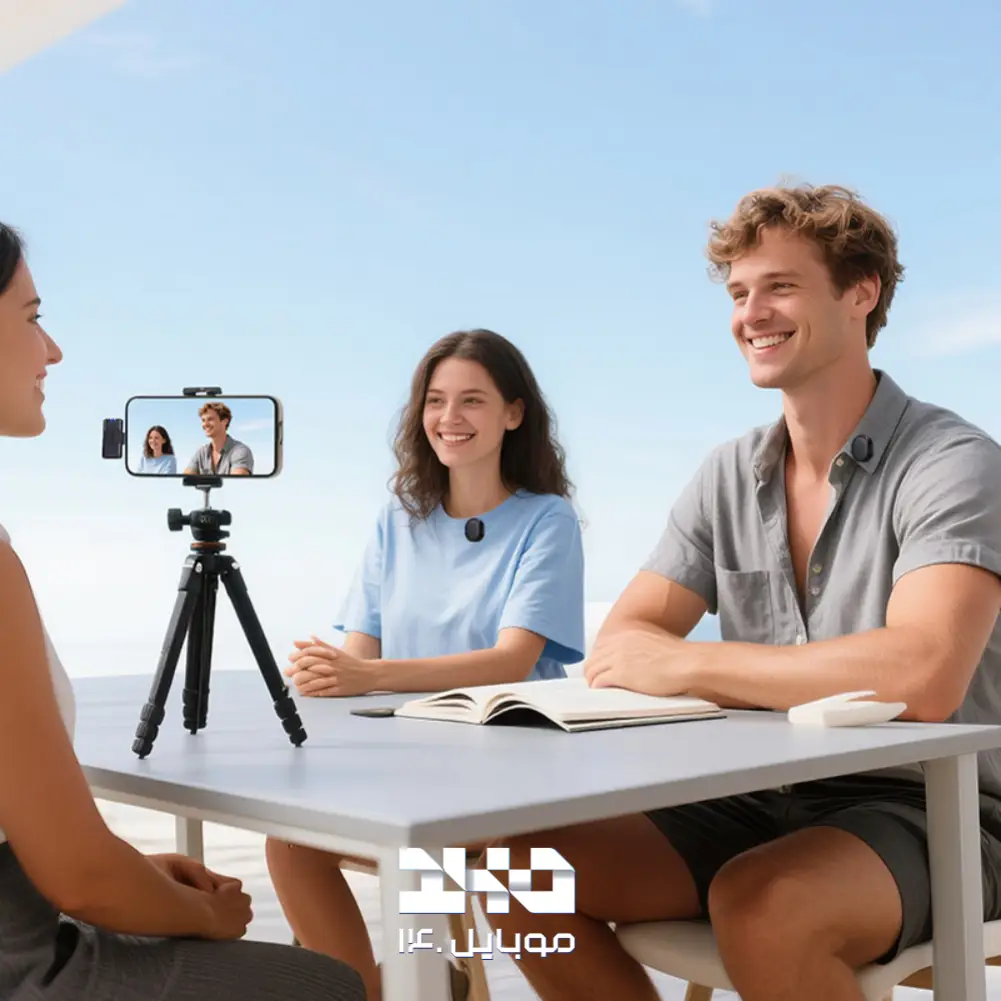 میکروفون بی‌سیم یقه ای دو کاربره مگنتی تایپ‌سی ایس فست مدل R3