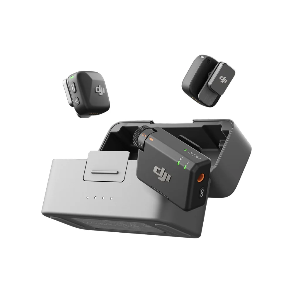 میکروفون یقهای بیسیم دوکاربره دی جی آی مدل Mic Mini