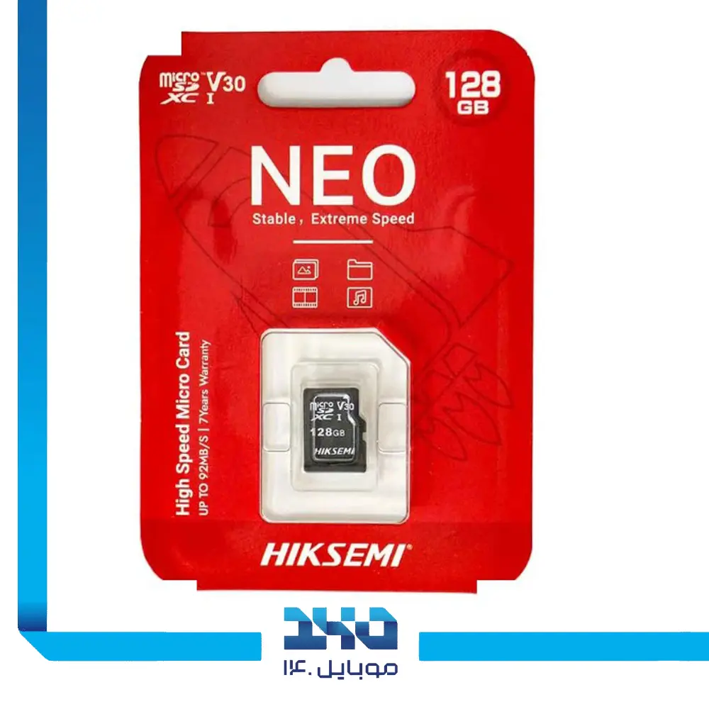 کارت حافظه microSDXC هایک سمی مدل NEO ظرفیت 128 گیگابایت