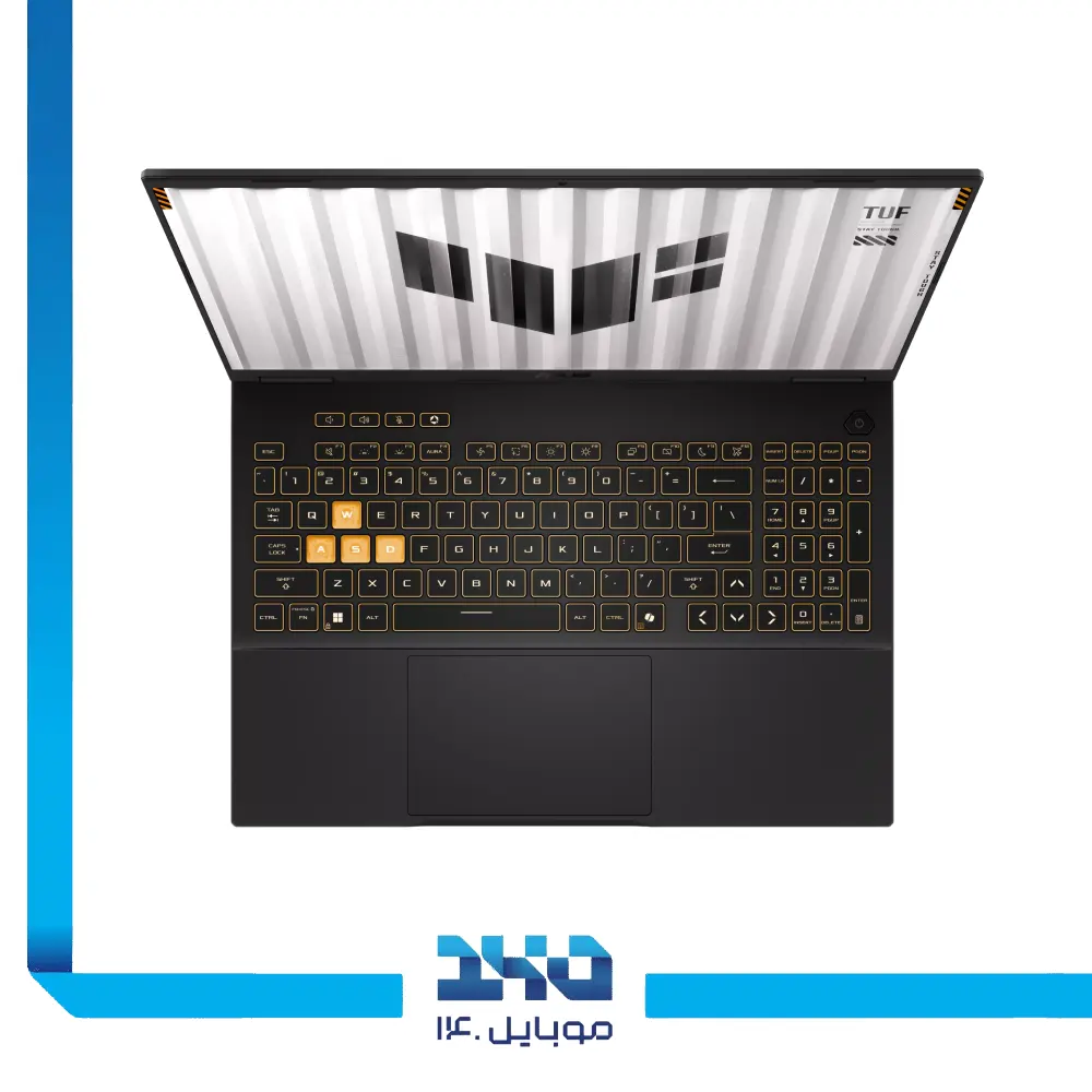 لپ تاپ ایسوس 16 اینچ مدل TUF Gaming F16 FX608JMR i7 14650HX 16GB 1TB RTX 5060