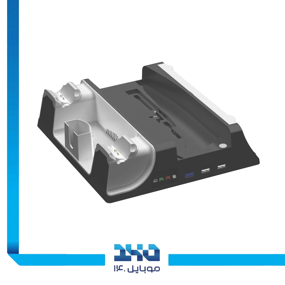 پایه شارژ دسته و فن خنک‌کننده پلی استیشن 5 تسکو مدل (TGS 20)