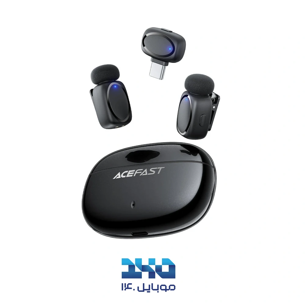 ست میکروفون بیسیم ایس فست مدل R2 با درگاه Type-C