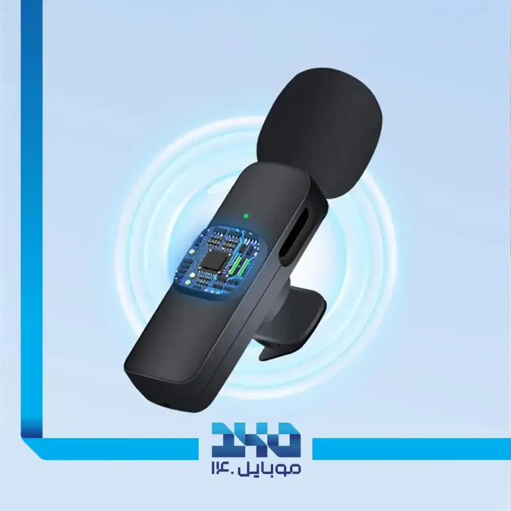 میکروفون بی سیم و یقه‌ای مدل K9 Type-C