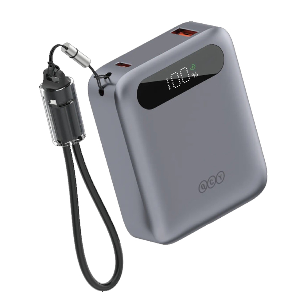 پاوربانک کیو سی وای 10000 میلی‌آمپرساعت مدل (PB10D)