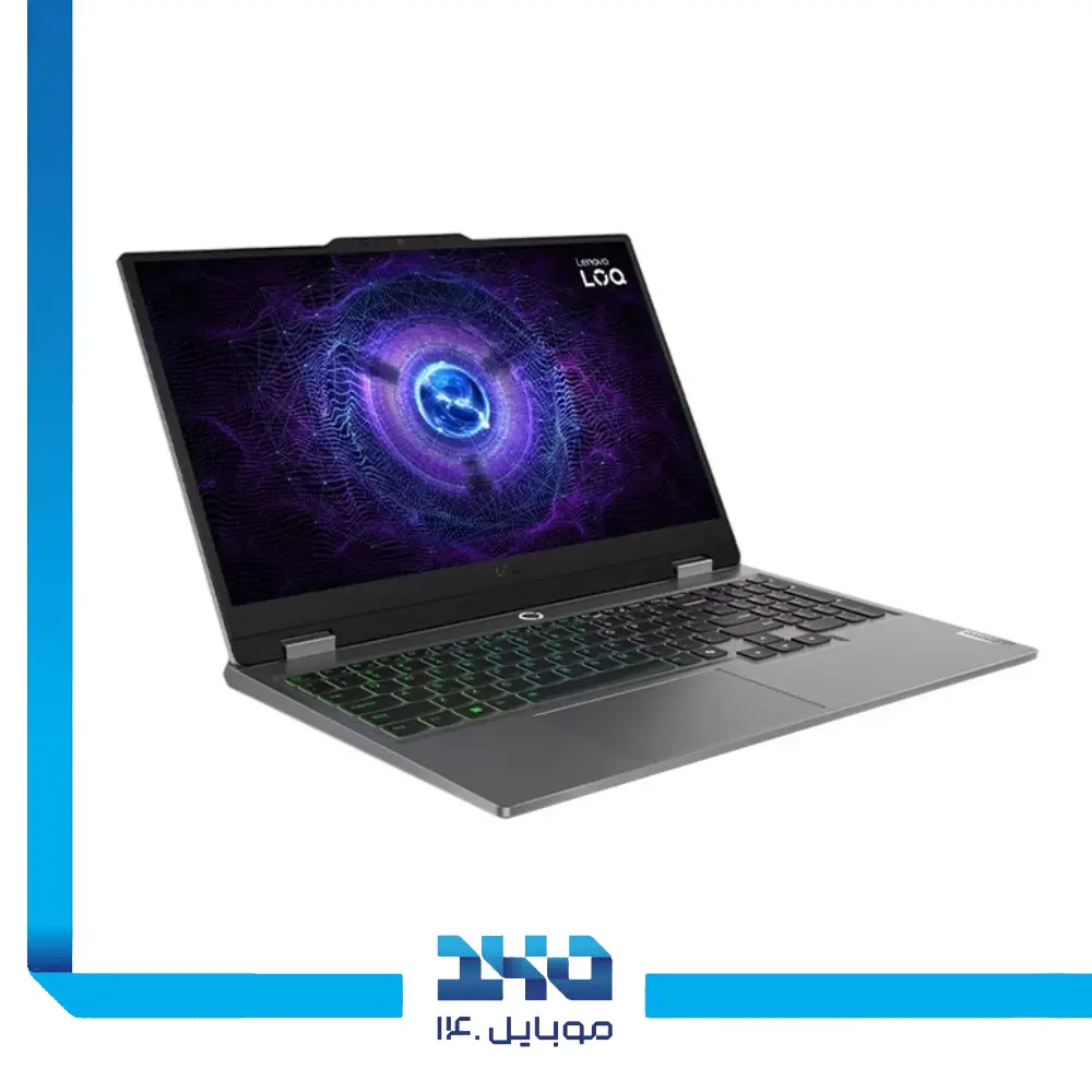 لپ تاپ لنوو 15.6 اینچ مدل LOQ 15IAX9 i5-12450HX-24GB-512GB-RTX3050