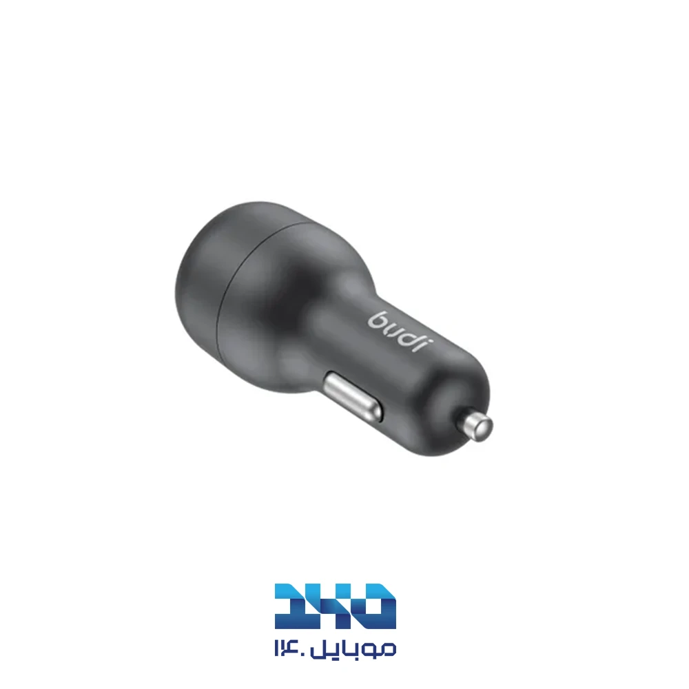 شارژر فندکی 40 وات بودی مدل CC108RTLB با کابل USB-C به لایتنینگ