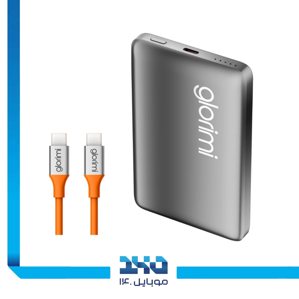 پاور بانک گلوریمی 10000 mAh مدل FitCore Mag