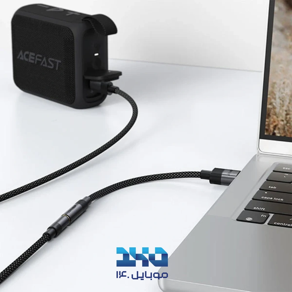 کابل تبدیل USB به پورت AUX ایس فست مدل J13 طول 15 سانتی‌متر