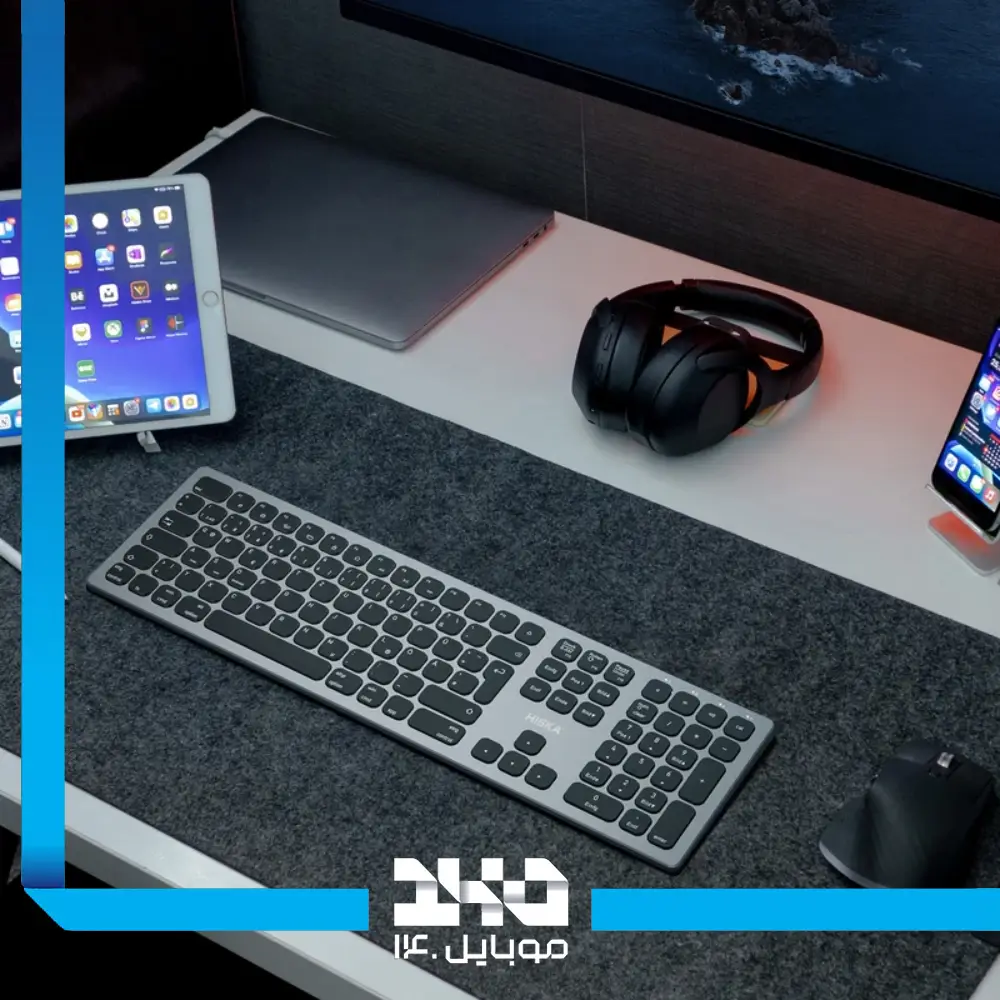 کیبورد بی‌سیم هیسکا مدل HX-KE245W