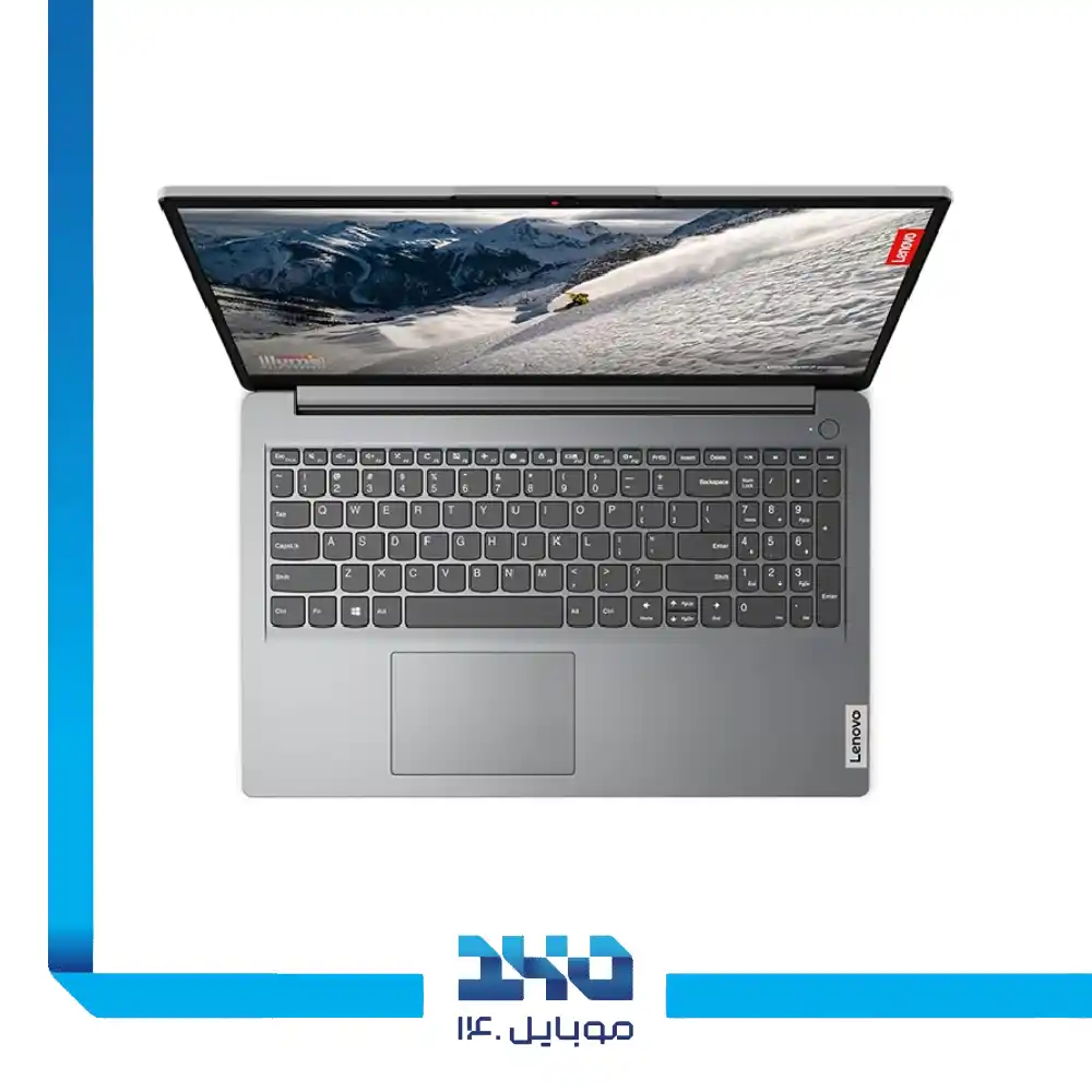 لپ تاپ لنوو 15.6 اینچ IdeaPad 1 Celeron N4500 4GB 256GB Intel UHD