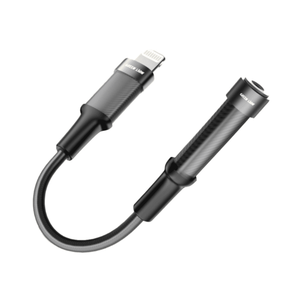 مبدل لایتنینگ به جک 3.5 میلی متری گرین لاین مدل Earphone Adapte