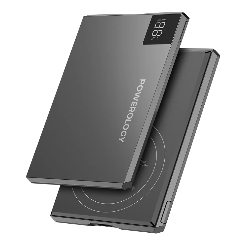 پاوربانک مگ‌سیف پاورولوژی 5000mAh مدل (PPBCHA107GY)