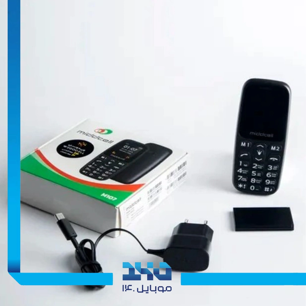 گوشی موبایل میدسل مدل M107 ظرفیت 32 مگابایت رم 32 مگابایت