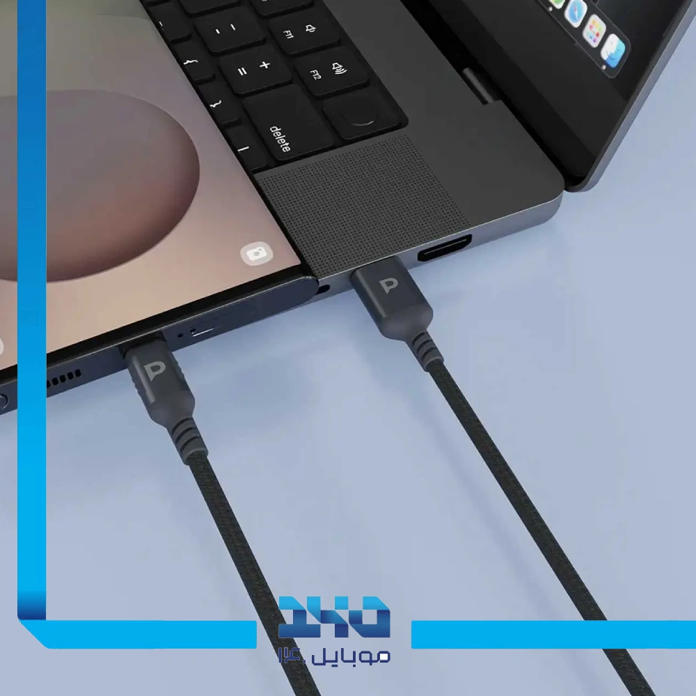 کابل USB-A به USB-C پاورولوژی مدل (Sync Weave) 1.2 متر