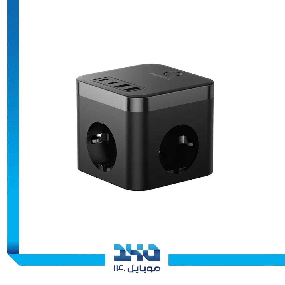 شارژر رومیزی 30 وات بیسوس مدل PowerCombo Cube