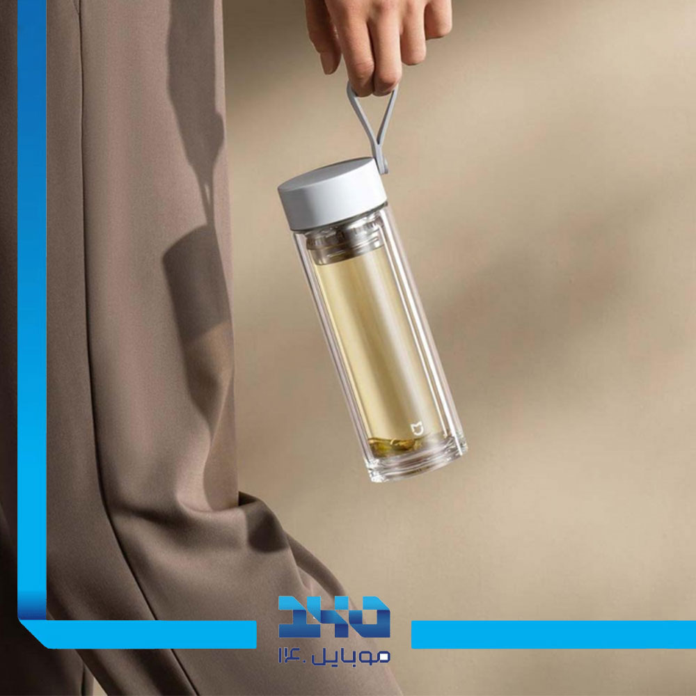 فلاسک شیشه ای دو جداره شیائومی مدل Mijia MJBLB01PL ظرفیت 400 میلی متر - پک چین