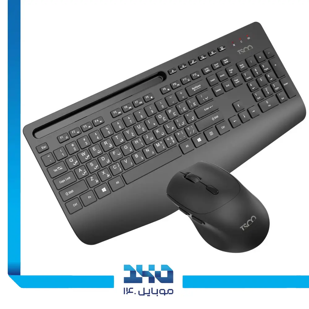 کیبورد و ماوس تسکو مدل (TKM 7025 W)