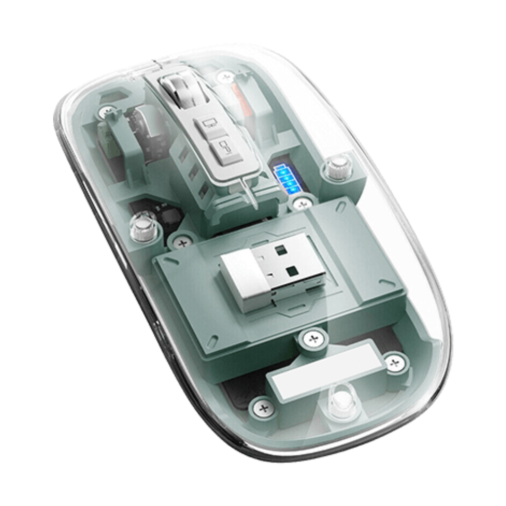 ماوس بیسیم گرین لاین مدل Transparent Mouse GL-113