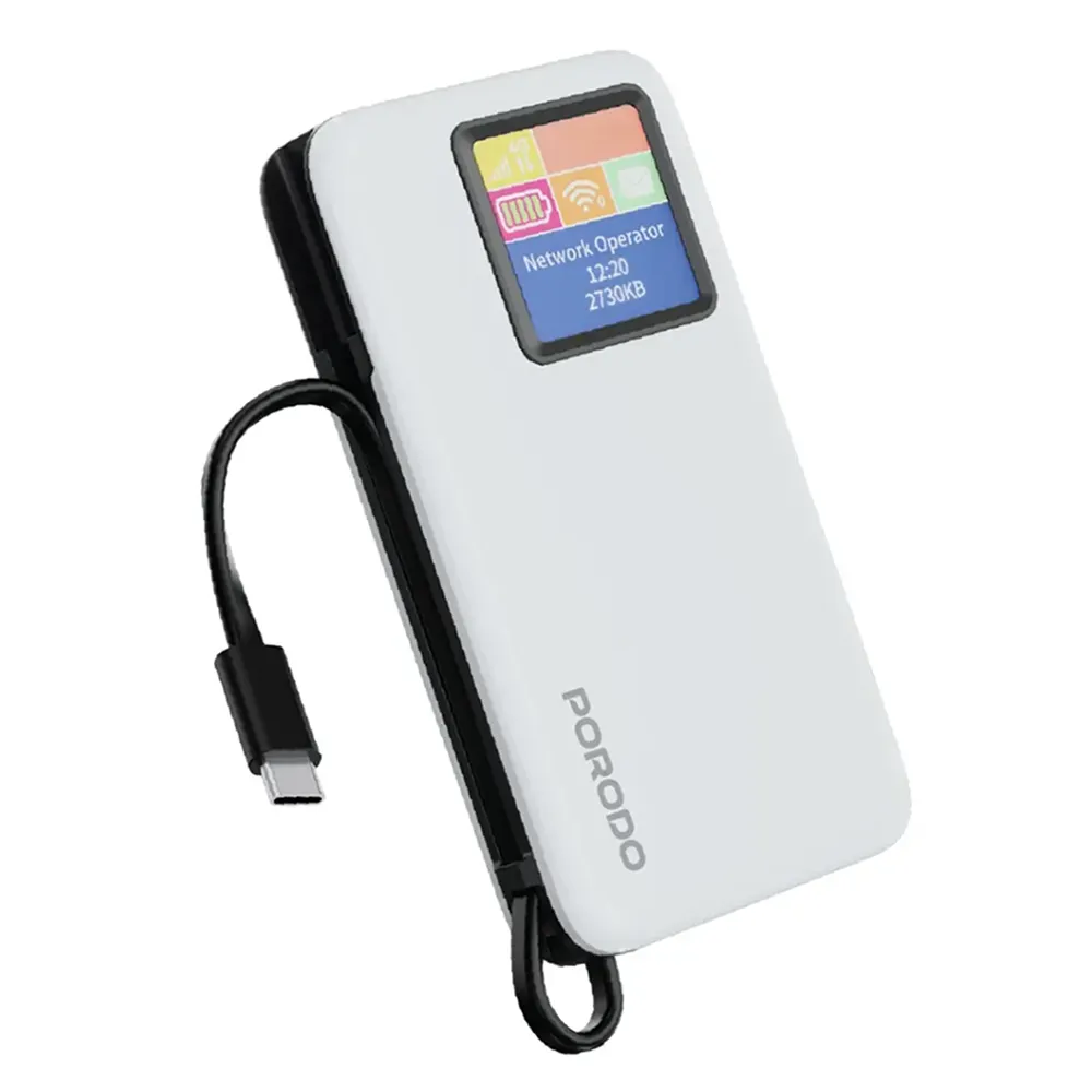 پاور بانک و مودم همراه پرودو 10000 mAh مدل POCKET ROUTER