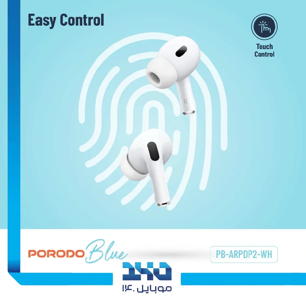 هندزفری بی‌سیم پرودو مدل (Blue Deep Bass Earbuds Pro 2)