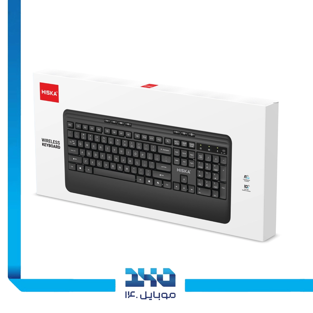 کیبورد بیسیم هیسکا مدل HX-KE210
