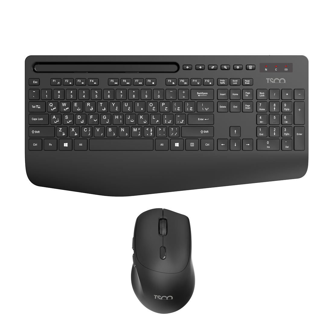 کیبورد و ماوس تسکو مدل (TKM 7025 W)