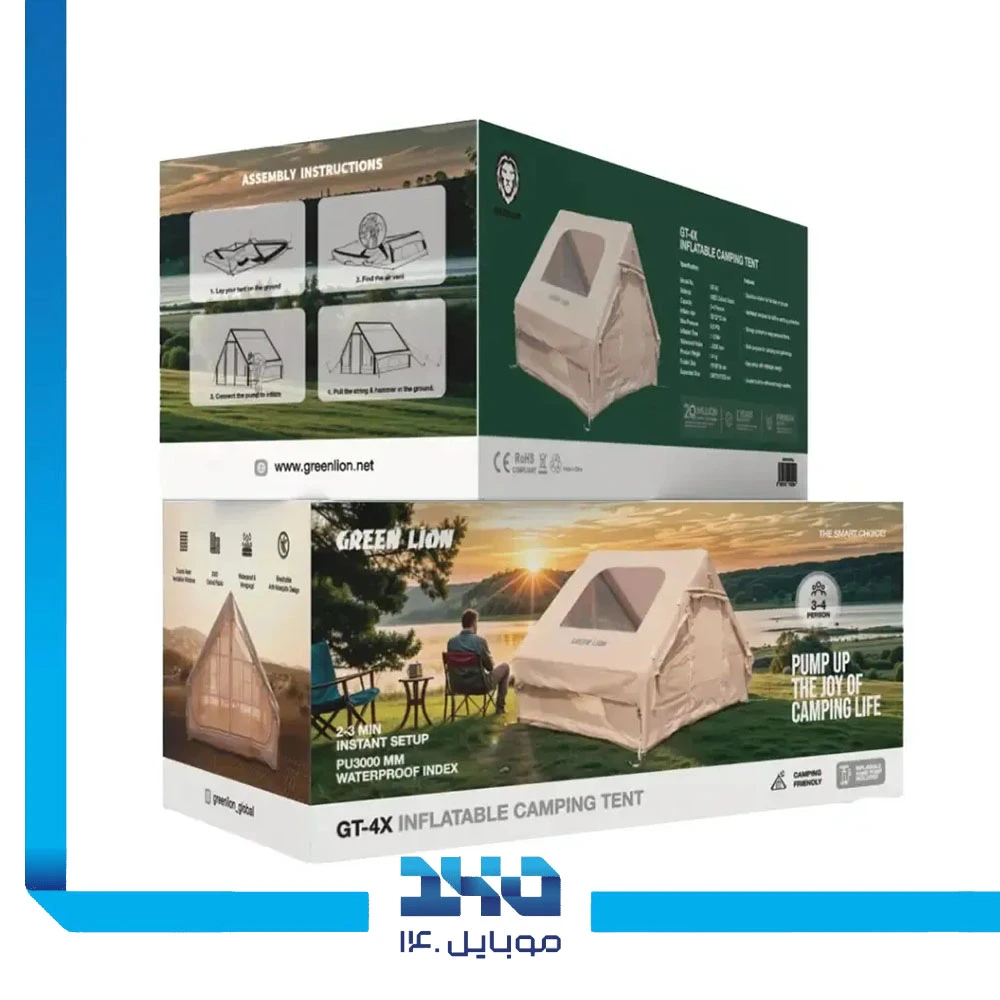 چادر کمپینگ بادی گرین لاین مدل (GT-4X)