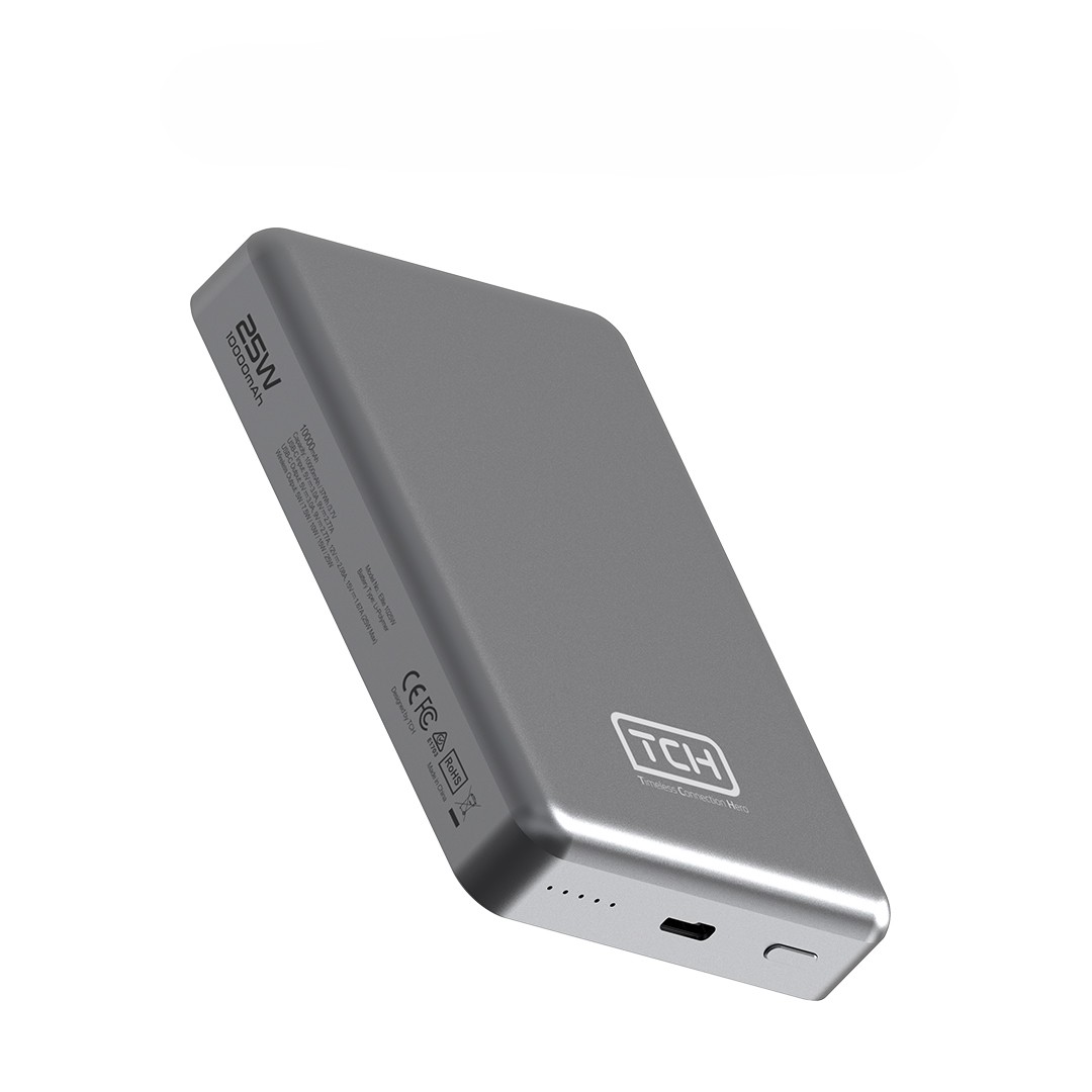 پاوربانک تی سی اچ مدل Elite 1025W ظرفیت 10000 میلی آمپر ساعت توان 25 وات