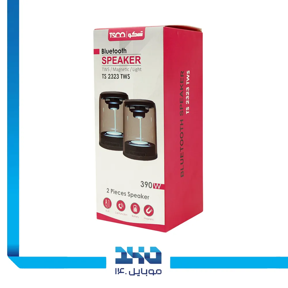 اسپیکر بلوتوثی دو تکه تسکو مدل (TS 2323)