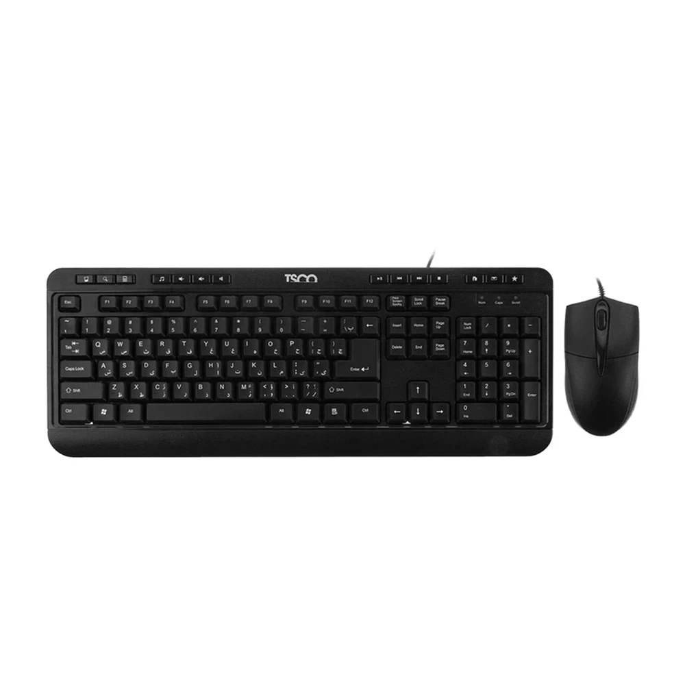 کیبورد و ماوس با سیم تسکو مدل TKM 8052