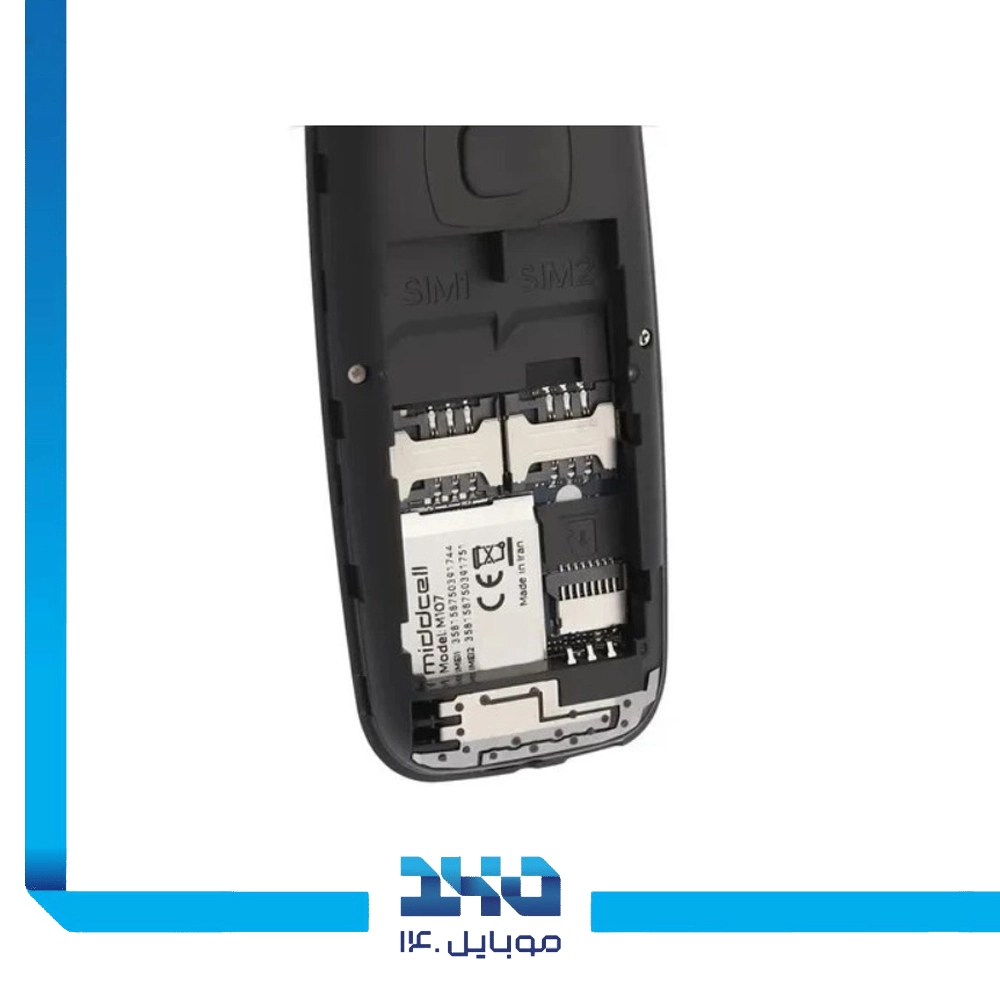 گوشی موبایل میدسل مدل M107 ظرفیت 32 مگابایت رم 32 مگابایت