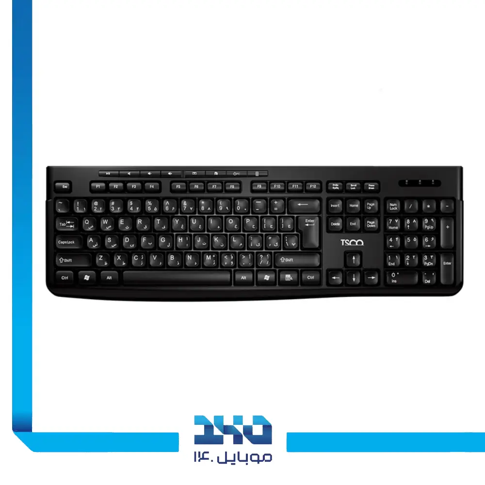 کیبورد و ماوس تسکو مدل (TKM 7027w)