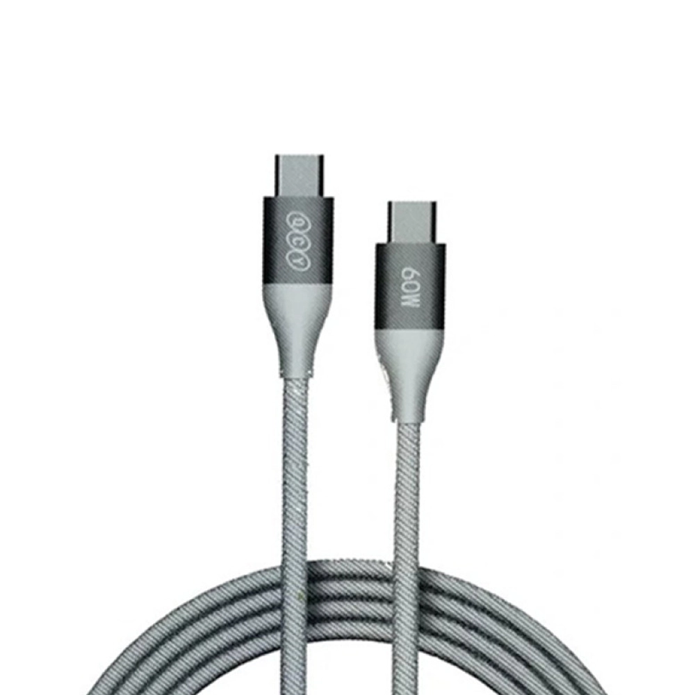 کابل USB-C به USB-C کیو سی وای مدل (DC21)