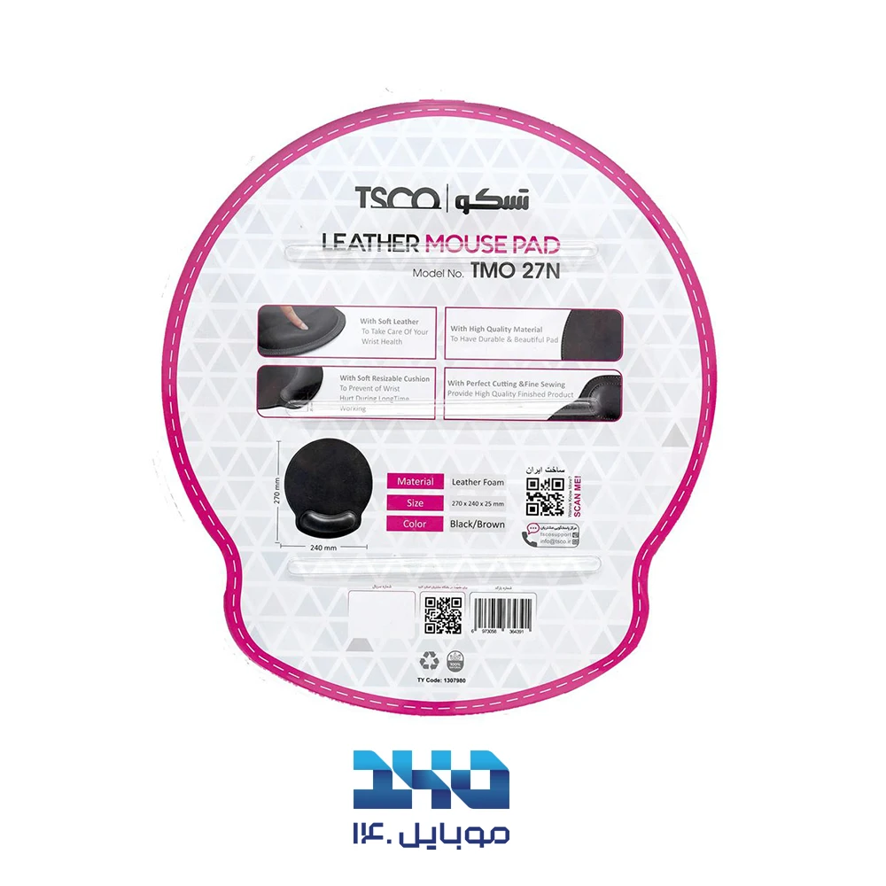 ماوس پد تسکو مدل TMO 27N