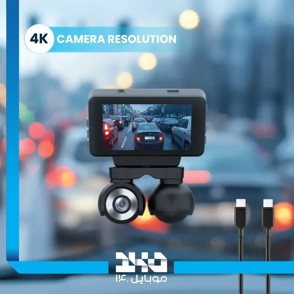 دوربین ثبت وقایع خودرو پاورولوژی مدل P4KCAM108
