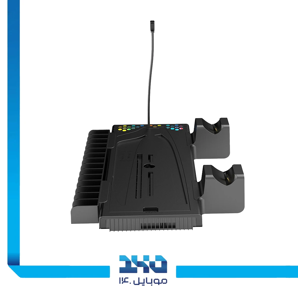 پایه شارژ دسته و فن خنککننده پلی استیشن 5 تسکو مدل WarVault (TGS16)