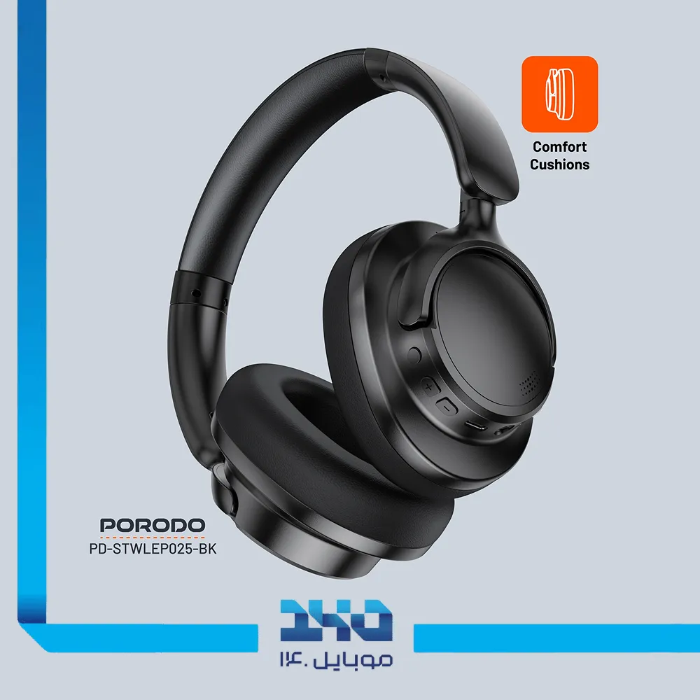 هدفون بیسیم پرودو با نویز کنسلینگ (ANC) مدل (Soundtec Zen)