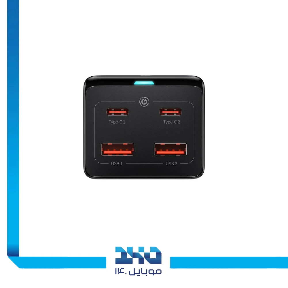 شارژر رومیزی 100 وات بیسوس مدل GaN3 Pro