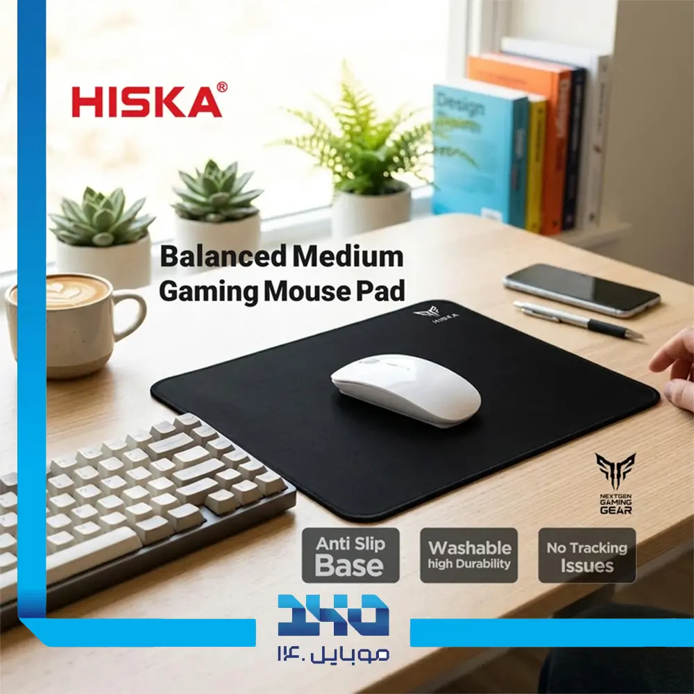 ماوس پد 25×35 سانتی‌متر هیسکا مدل (HR-63)
