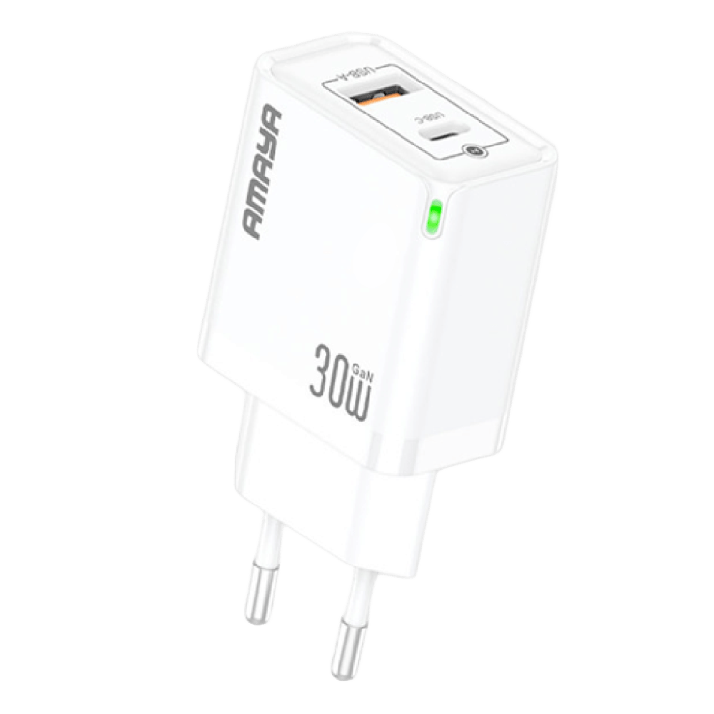 شارژر دیواری 30 وات آمایا مدل ACW-E46DC
