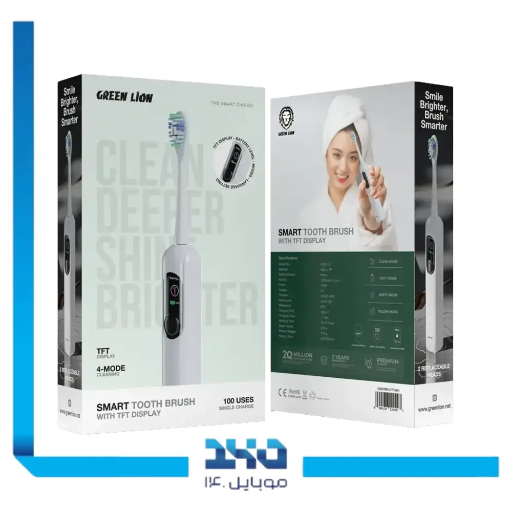 مسواک برقی گرین لاین مدل Tooth Brush With Tft Display