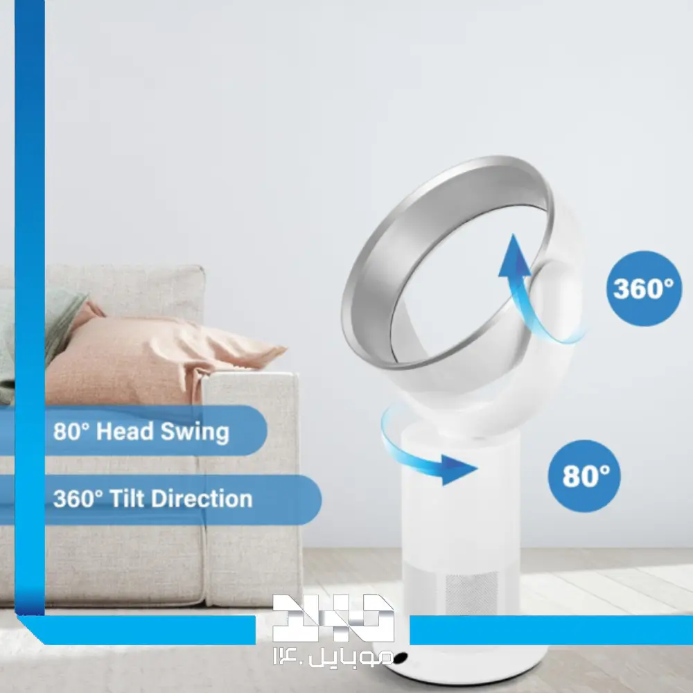پنکه رو میزی گرین لاین مدل Air Ring Cooler Electric Bladeless GNARCOOLRWH