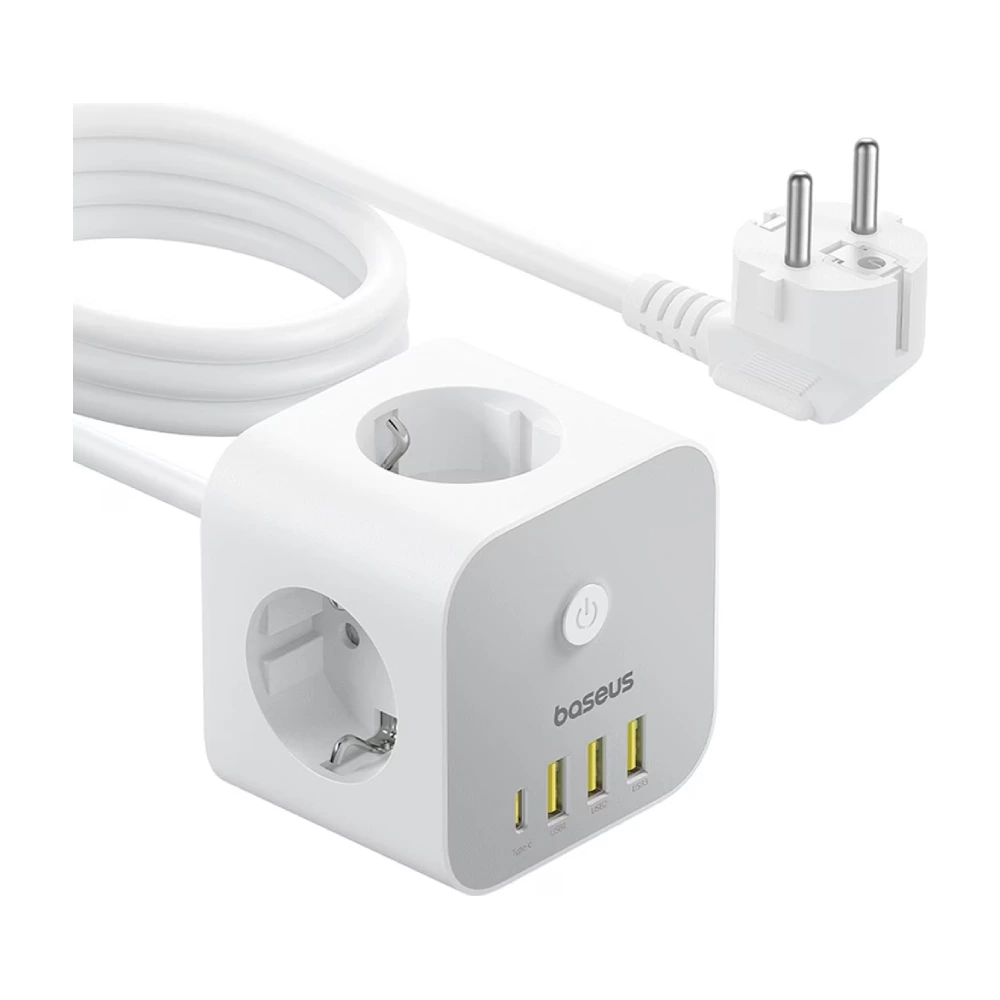 شارژر رومیزی 20 وات بیسوس مدل PowerCombo Cube
