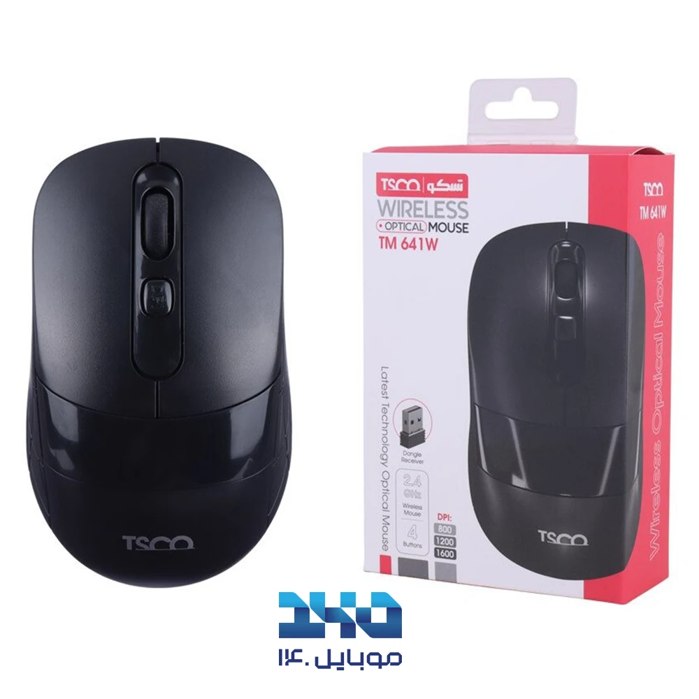 ماوس بیسیم تسکو مدل TM 641W
